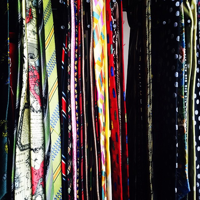 So nutty today that I forgot to pic my #tiedayfriday so thought I’d share a cross section of one of my tie racks.