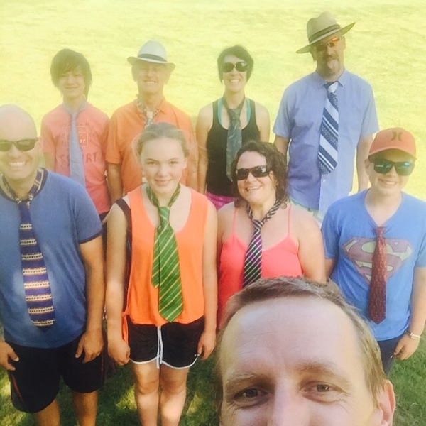 I hooked these people into #tiedayfriday with me on our camping at #panmure site