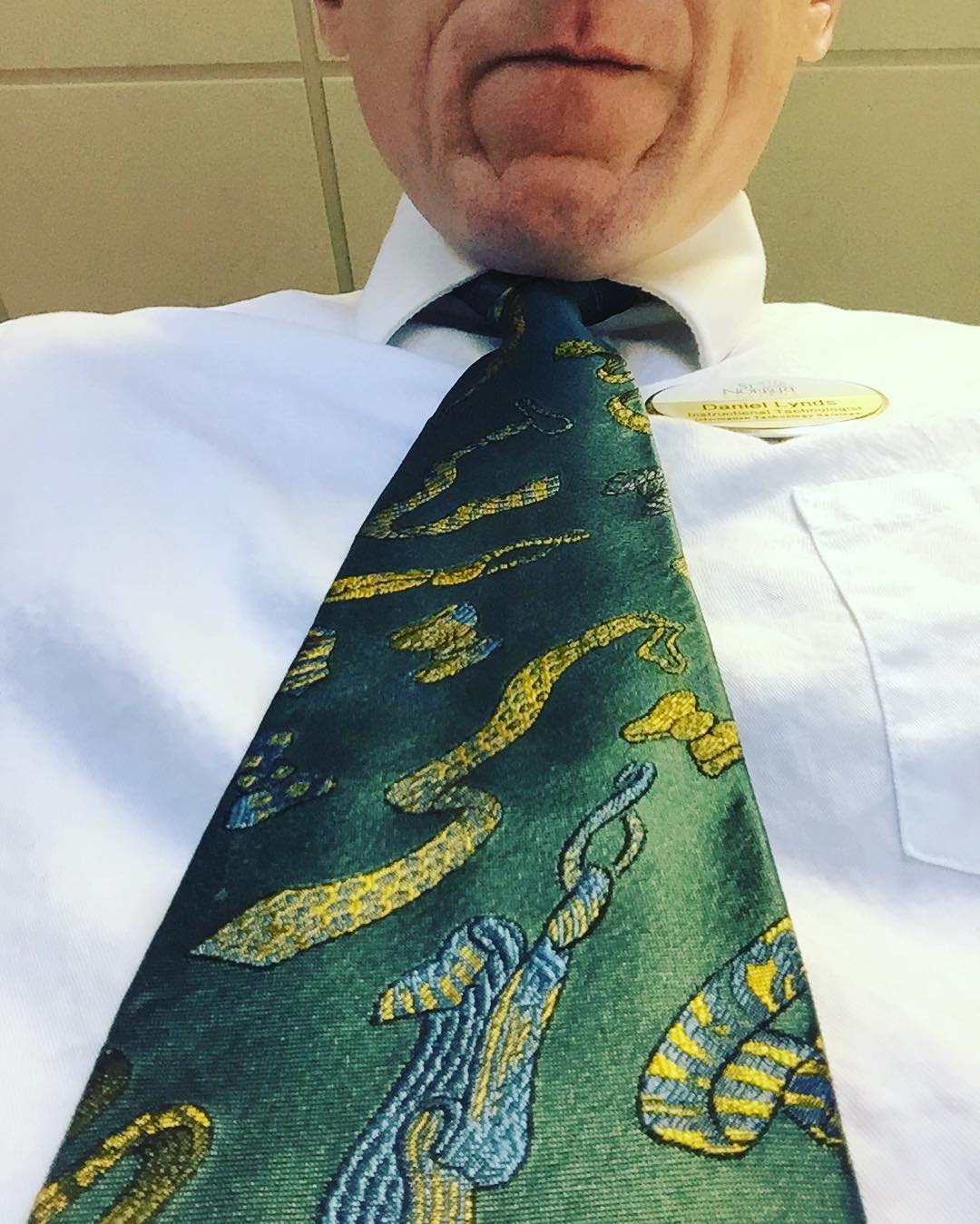 My “real” #tiedayfriday for #aprilfools – the meta tie. tie with ties on it