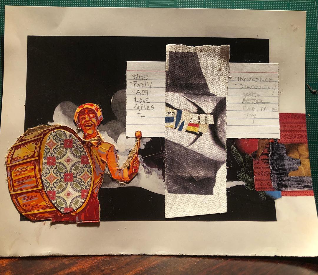 Found materials and my workshop responses at #kolajfest in #nola brought this pseudo-boring #postyourdrafts piece:
~
“#nolaj”
OR
“nothing to see, hear”
~
✄
✄
✄
✄
✄
✄
✄

#art #artist #collage #creative #colorful #paper #colour #clean #craft #beautiful #abstract #minimalism #paperart #abstract #constructivism #collage #papercut #papercutart #instaart #artistsofinstagram #doitfortheprocess #makearteveryday #cutpapercollage #surrealism #paper-collage