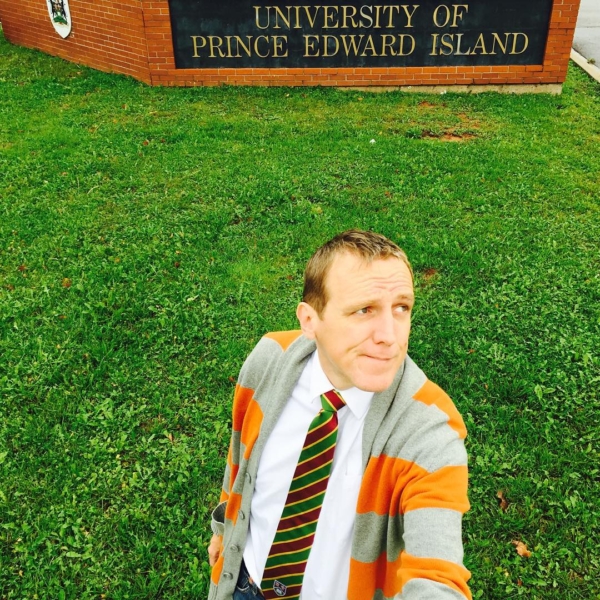 My final #tiedayfriday at #upei – it’s been an interesting 4+ years. I will so miss the eclectic community here on #pei – next week’s tie will be coming at you from De Pere #wisconsin