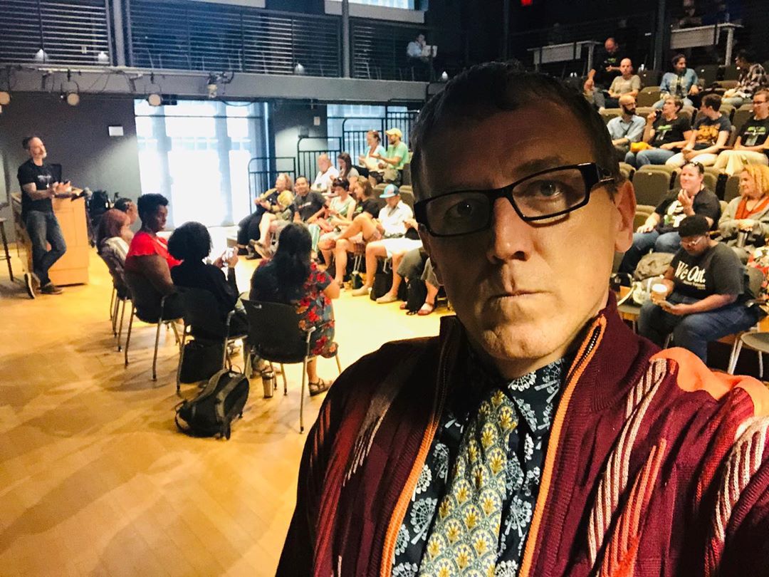 This #tiedayfriday brought to you from #digped just before the final panel – it has been an AMAZING week! Thanks everyone for your power/energy/love/brains!